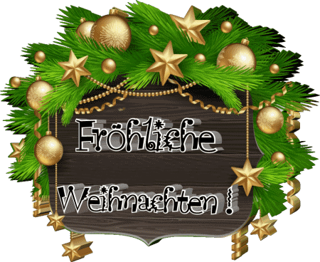 Serie 17 Fröhliche  Weihnachten Alemán Mensajes 