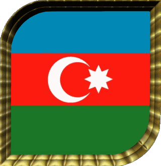 Plaza Azerbaiyán Asia Banderas 