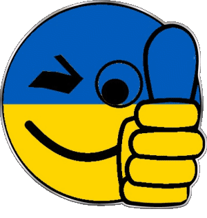 Smiley - OK Ukraine Europe Flags 