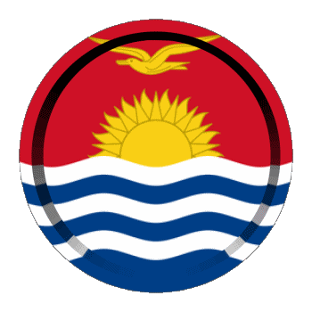 Rund - Ringe Kiribati Ozeanien Fahnen 