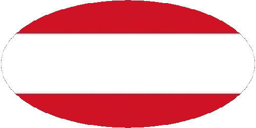 Oval Österreich Europa Fahnen 