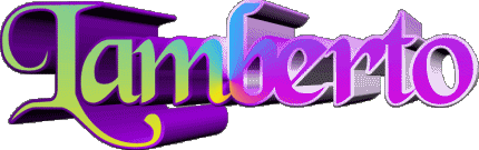 Lamberto L MASCHIO -  Italia Nome 