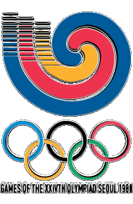 1988-1988 Histoire Logo Jeux-Olympiques Sports 
