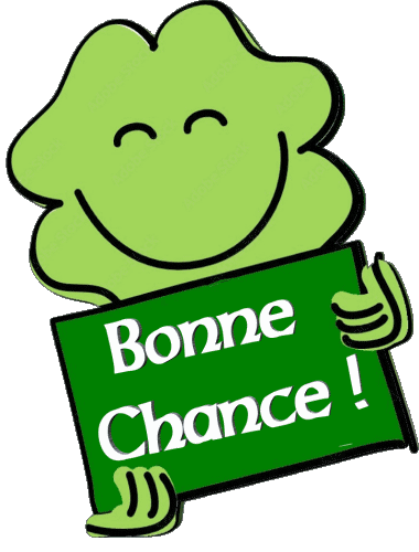 03 Sfondo trasparente Bonne Chance Francese Messagi 
