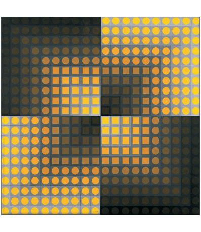 Victor Vasarely Pintor de artistas Humor - Fun 
