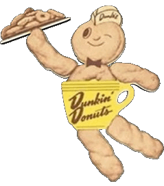 1956-1956 Dunkin Donuts Comida Rápida - Restaurante - Pizza Comida 