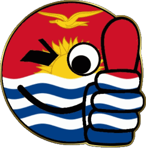 Smiley - OK Kiribati Oceania Flags 
