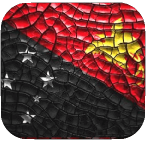 Platz Papua Neu-Guinea Ozeanien Fahnen 