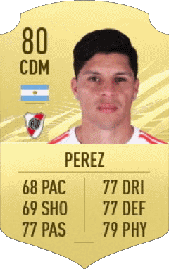 Enzo Pérez Argentina F I F A - Card Players Video Games Multi Media 