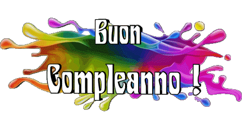 012 Fond Transparent Astratto - Geometrico Buon Compleanno Italien Messages 