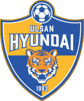 Ulsan Hyundai FC Corea del Sud Cacio Club Asia Logo Sportivo 
