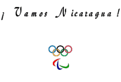 Juegos Olímpicos Vamos Nicaragua Español Mensajes 