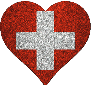 Cuore Svizzero Europa Bandiere 