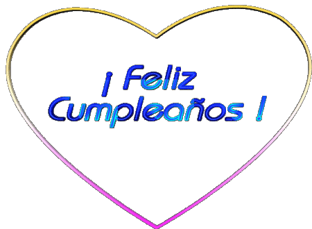 001 Corazón Feliz Cumpleaños Spanish Messages 