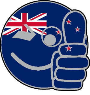 Smiley - OK Neuseeland Ozeanien Fahnen 