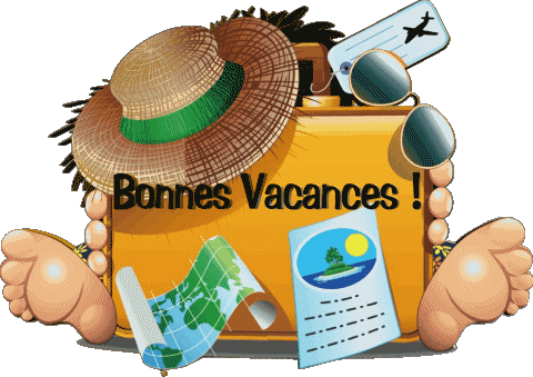 13 Fond Transparent Bonnes Vacances Français Messages 