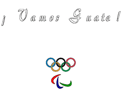 Juegos Olímpicos Vamos Guate Espagnol Messages 