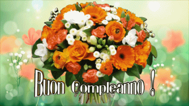 001 Animated Background Floreale Buon Compleanno Italian Messages 