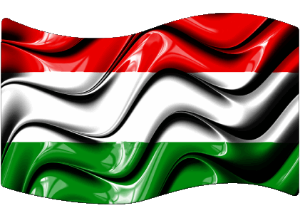 Rechteck Ungarn Europa Fahnen 