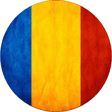 Tondo Romania Europa Bandiere 