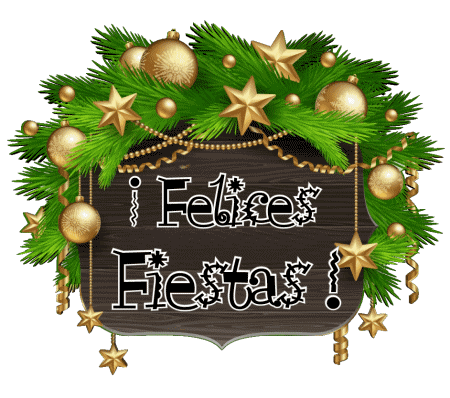 Serie 17 Felices Fiestas Spagnolo Messagi 