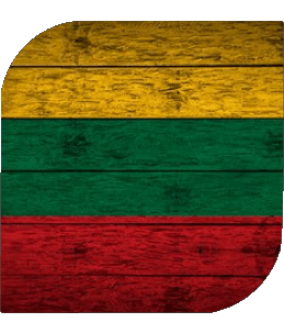 Carré Lituanie Europe Drapeaux 