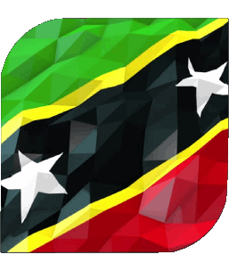 Platz St. Kitts und Nevis Amerika Fahnen 