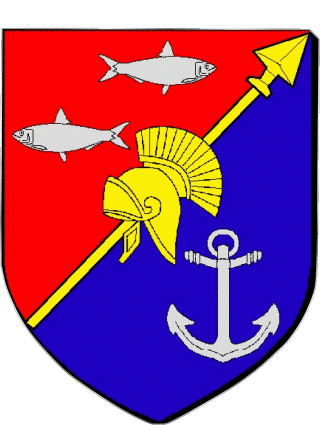 Blason-Blason SAINT MANDRIER SUR MER 83 Départements - Villes France Drapeaux 