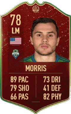 Jordan Morris U S A F I F A - Karten Spieler Videospiele Multimedia 