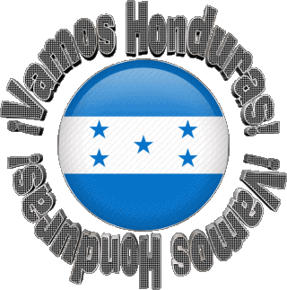 Bandera Vamos Honduras Spagnolo Messagi 