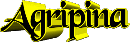 Agripina A WEIBLICH - Spanien Vorname 