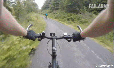 Caídas - Fail Bicicleta de montaña Deportes Humor - Fun 