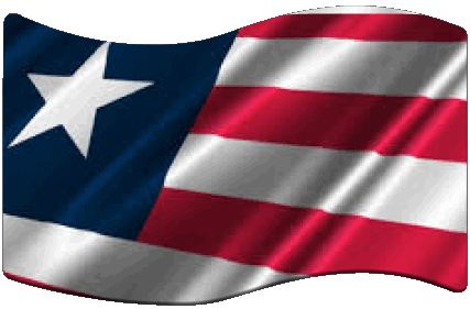 Rectangle Liberia Africa Flags 