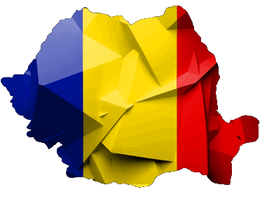 Carte Roumanie Europe Drapeaux 