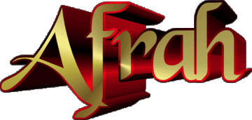 Afrah A FEMININE - Maghreb Muslim First Names 