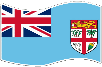 Rectangle Fidji Océanie Drapeaux 