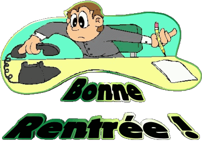 08 Fond Transparent Bonne Rentrée Français Messages 