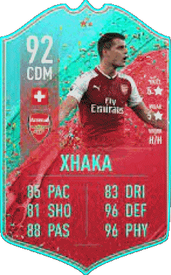 Granit Xhaka Svizzera F I F A - Giocatori carte Videogiochi Multimedia 