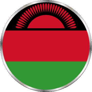 Runde Malawi Afrika Fahnen 
