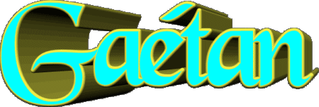 Gaétan G MASCULIN - France Prénoms 