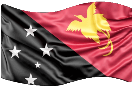 Rectangle Papua New Guinea Oceania Flags 