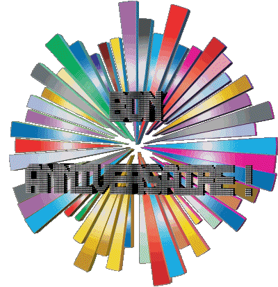 007 Transparenter Hintergrund Abstrait - Géométrique Bon Anniversaire Französisch Nachrichten 