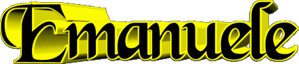 Emanuele E WEIBLICH - Italien Vorname 