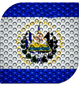 Quadrato Salvador America Bandiere 