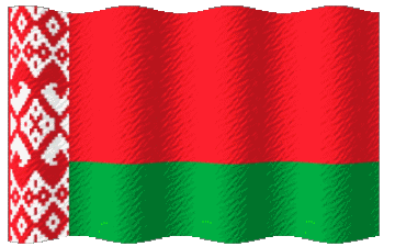 Waving Belarus Europe Flags 