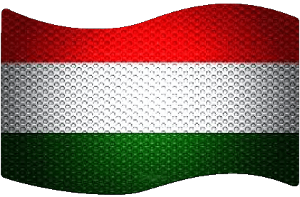 Rectángulo Hungría Europa Banderas 