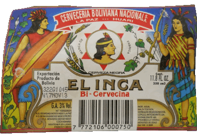El-Inca Bolivia Cervezas Bebidas 