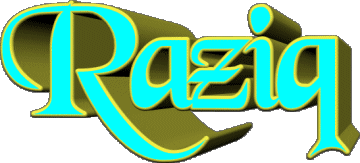 Raziq R MASCULINO - Magreb Musulmán Nombre 