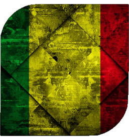 Platz Mali Afrika Fahnen 