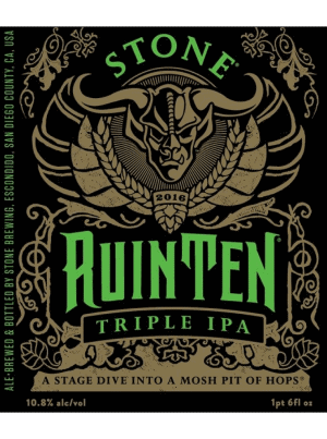 Ruin ten-Ruin ten Stone Brewing co USA Beers Drinks 